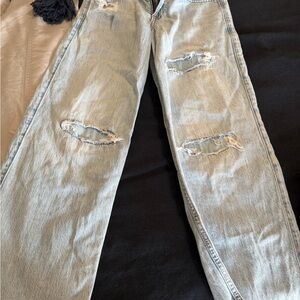 Abercrombie Kids Light Blue Distressed Jeans